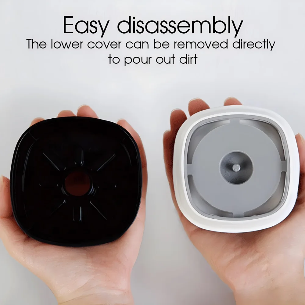 2 In 1 Mini Portable USB Charging Household Electric Handheld Vacuum Cleaner With Wireless Charger For Desktop Desk Home Office