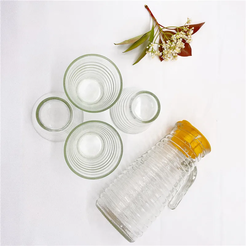 factory Outletfactory Outlet ware Water set with 1 glass jug and 4 glasses  Milk jug milk cup