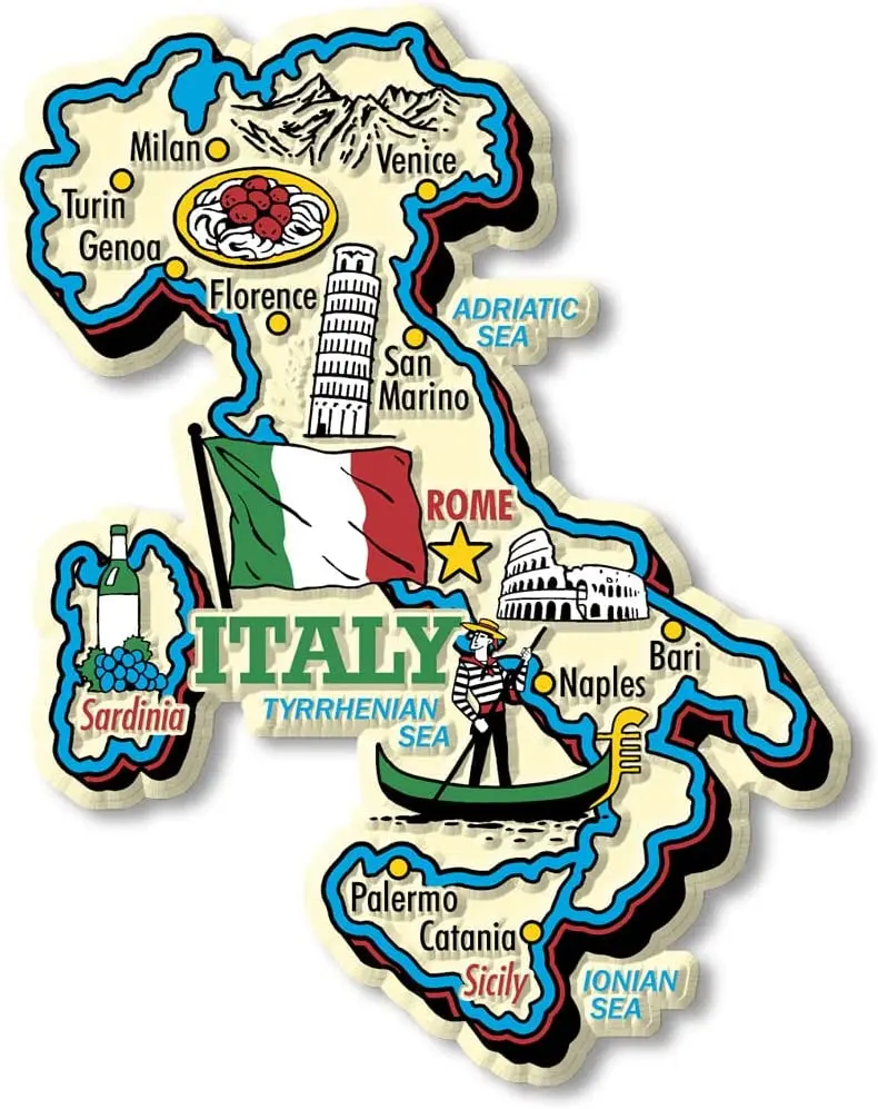 Wholesale Customized Resin 3D Fridge Magnet Europe National Map Magnet Souvenir Tourist Gifts for Home Decor