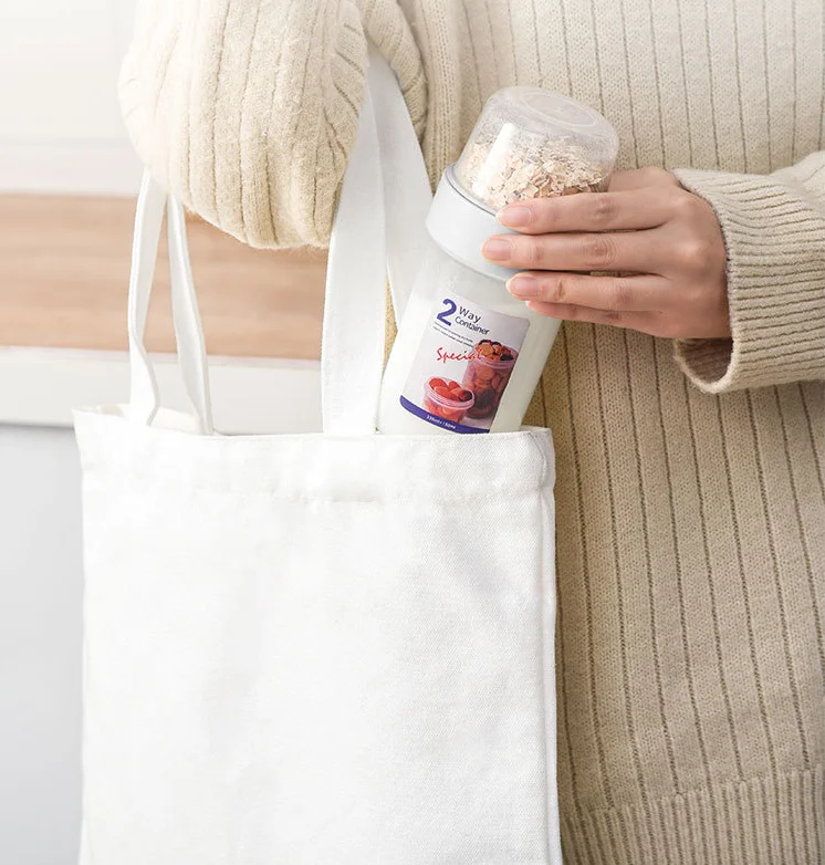 New product double-layer dry and wet food storage and preservation bottle cup jar food storage canister with airtight lid