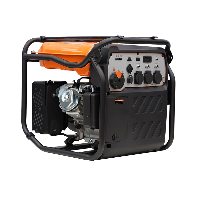 Портативный бензиновый генератор Hwasdan с открытой рамой 4 кВт 4000 Вт домашний небольшой инверторный колесом