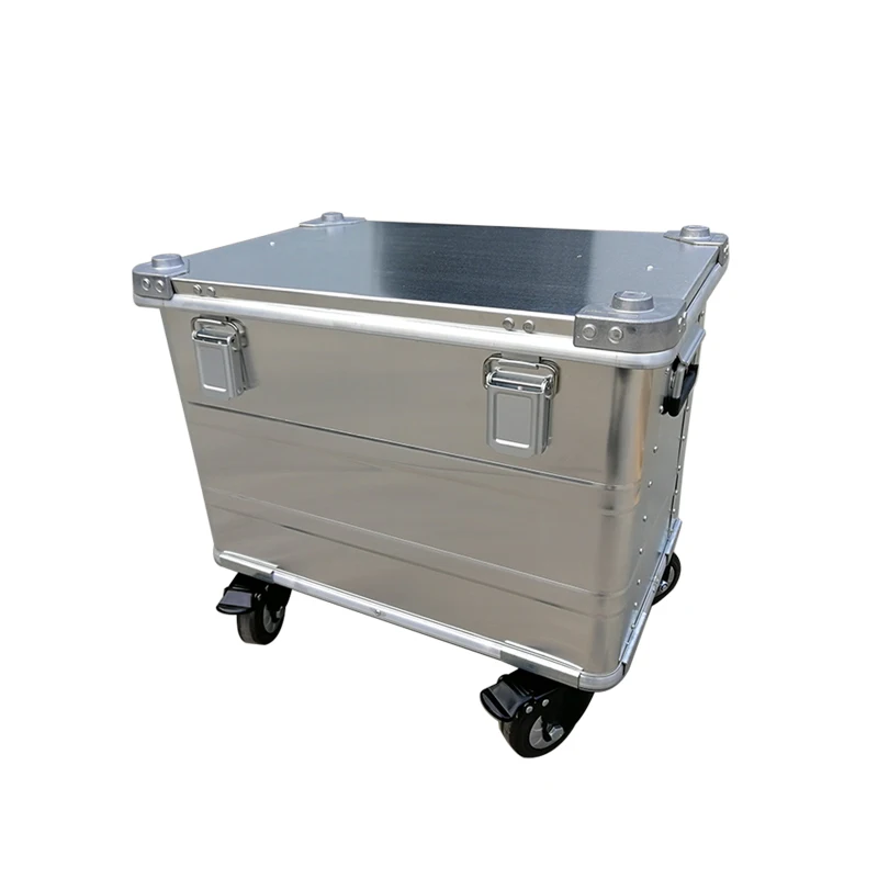 Custom Alu Box Aluminum Storage Transport Boxes Large Tool Case Container