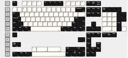OSHID 90% колпачки для клавиш с вишневым профилем колпачки для клавиш на заказ 96 клавиш раскладка клавиш PBT пустые колпачки для механической клавиатуры