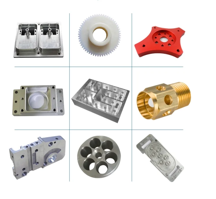 Oem cnc автозапчасти 6063 7075 Алюминиевые латунные детали из нержавеющей стали токарные станки для обслуживания механические фрезерные