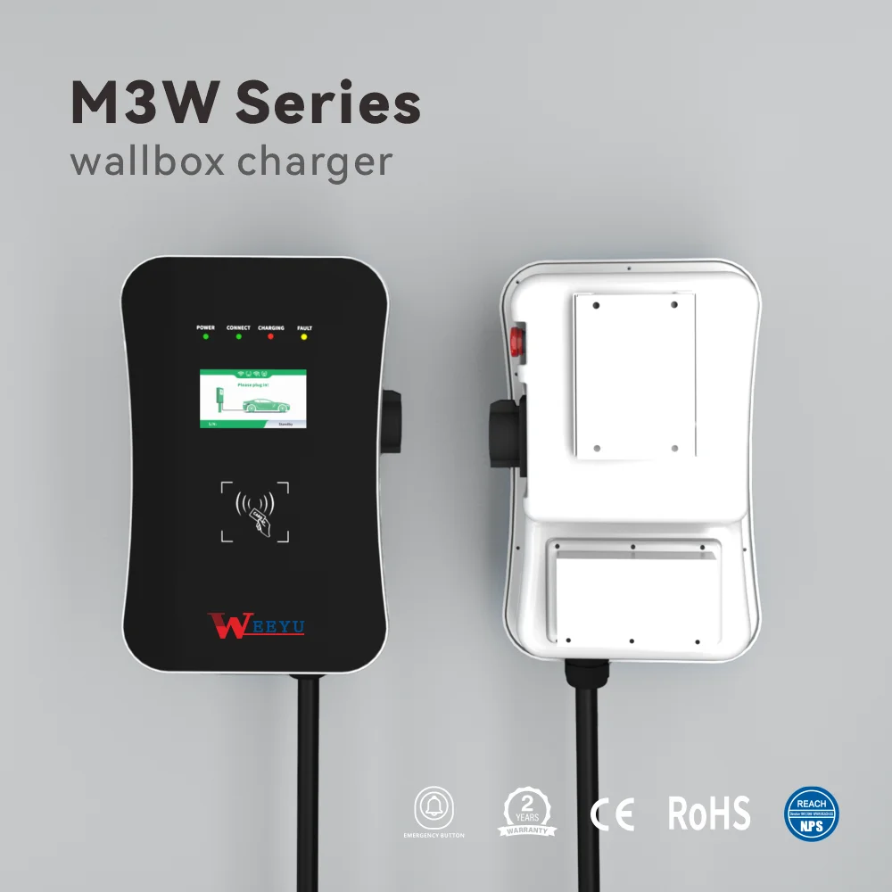 11kw universal charger socket charging station 32a type 2 charge box for evse case b unthered 7kw 22kw ev charger