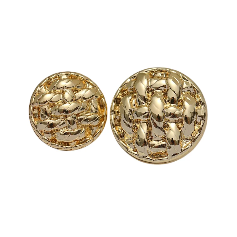 Factory bulk metal plastic shank hollow stick chank buttons sewing with 2 3 4 four hole for uniform coat blaze suit clothing