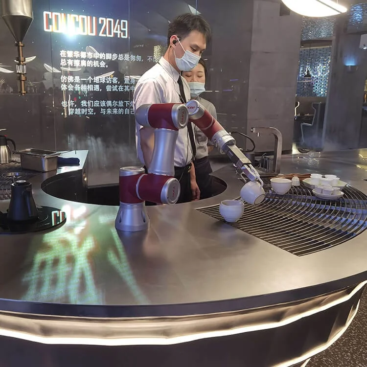 Hot Sale 3kg Payload Robot Fast Food Machine Manipulator Commercial Robot