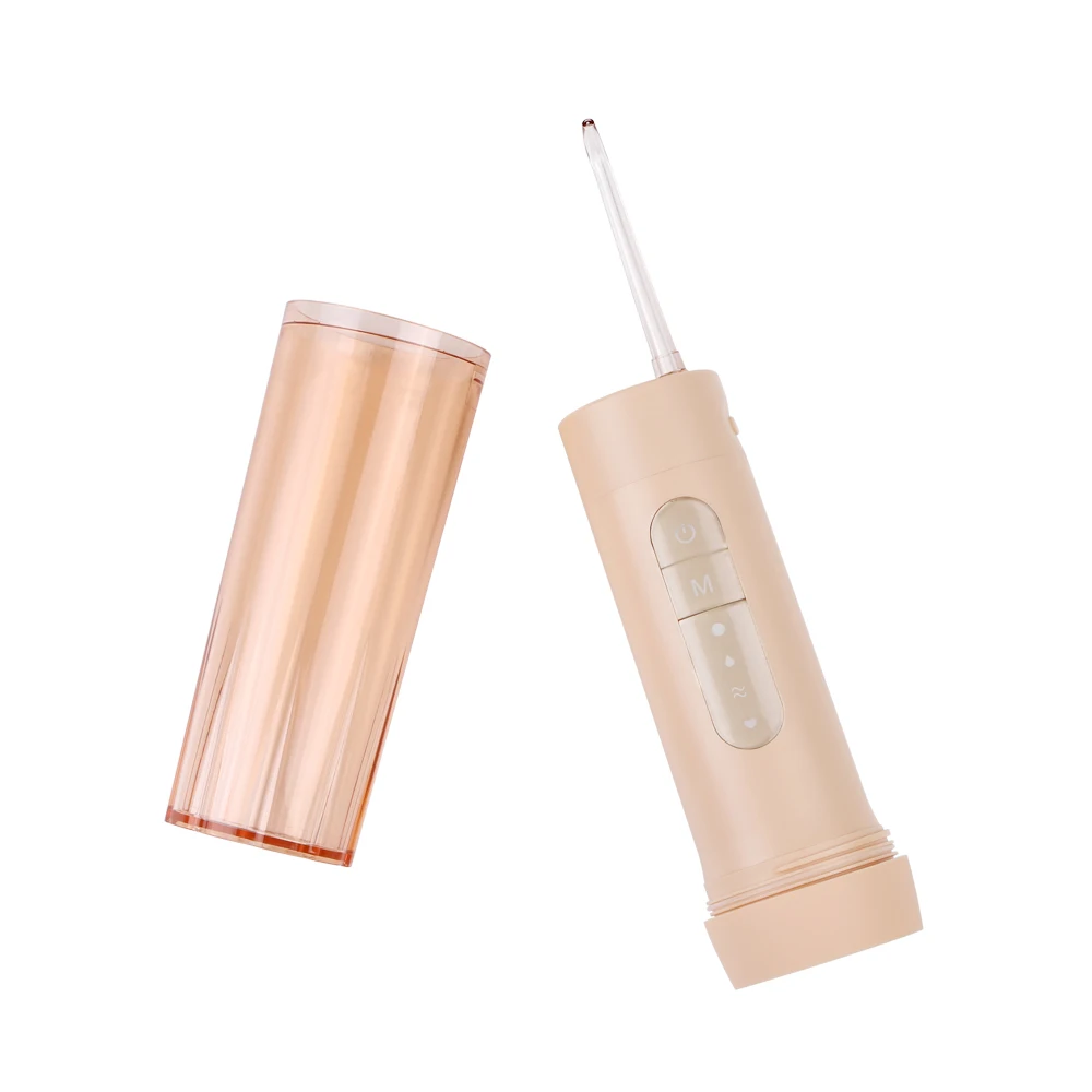 Portable water jet spray for deep teeth cleaning, cordless type C charging 200ml mini oral irrigator water flosser with 4 modes