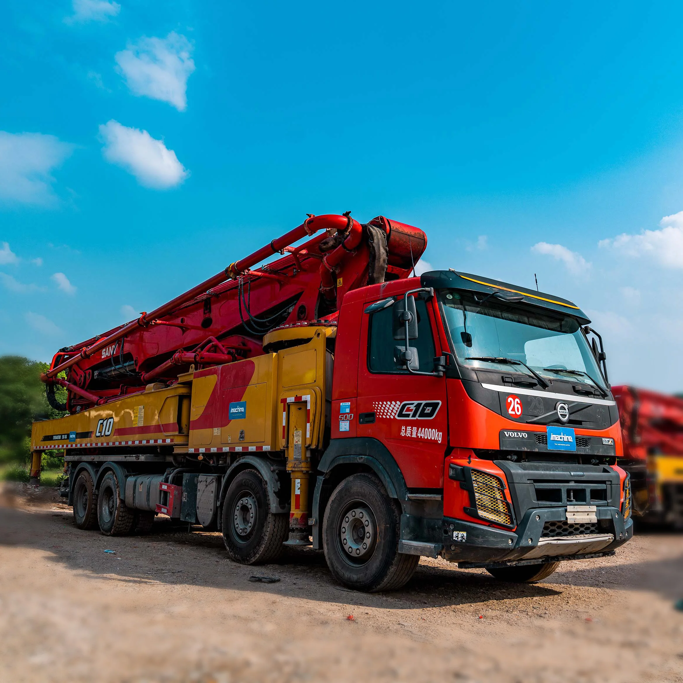2020 б/у бетононасос Sanys 62 м 600C-10