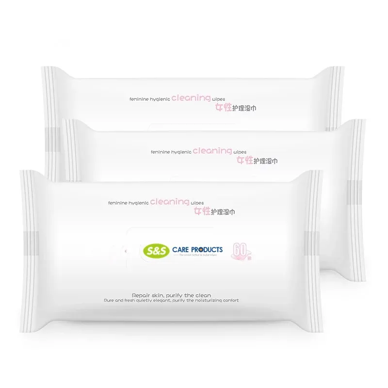 Органические вагинальные травяные натуральные биоразлагаемые индивидуальные очищающие гигиенические женские салфетки фирменной торговой марки
