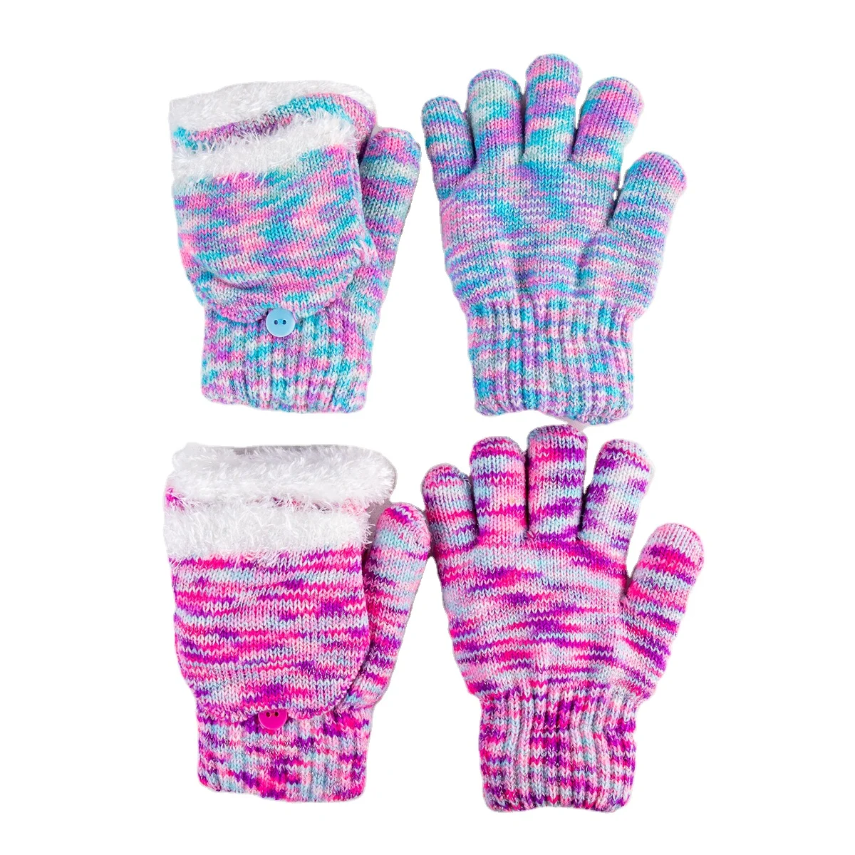 
New Type Top Sale double-layer girls manufacture gloves childrens winter gloves 