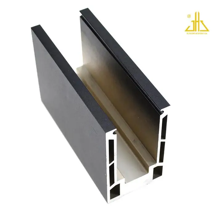 ZHONGLIAN U-slot hardware side-mounted glass railing joint aluminum clip with screw hole