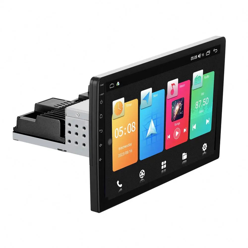 1Din 10 Inch 1+32G Single Din Navigation Radio Android Auto Carplay Universal Car Dvd Player Gps Navigation