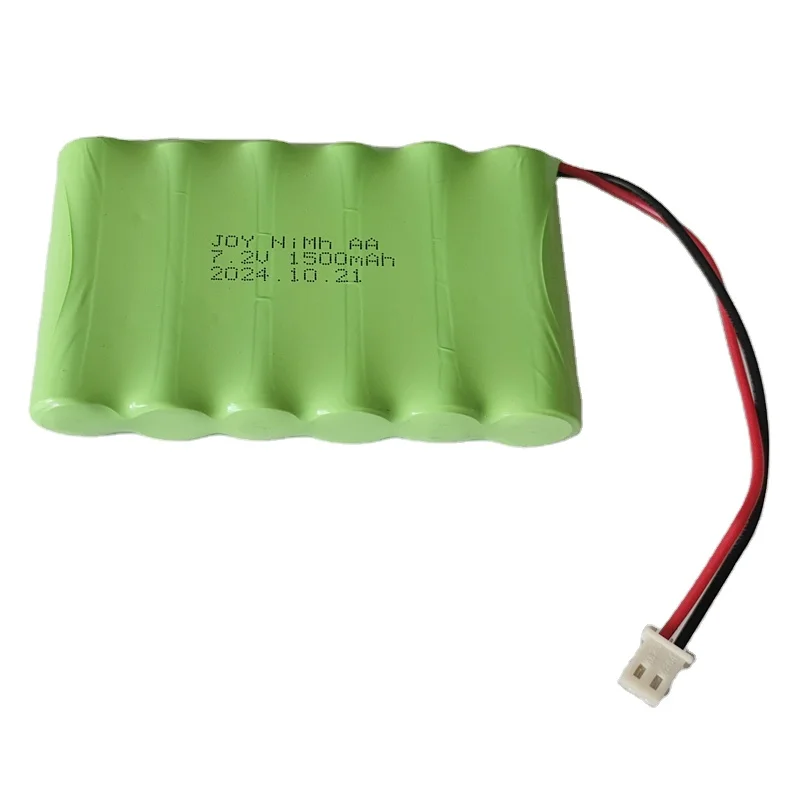 rechargeable AA-6S 7.2V 1500mAh nimh batteries pack with connector for Remote control electric toy tool boat