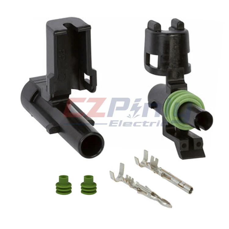 Female Male PA66 PBT 2 pin 3 pin 6 pin Auto Electric Wire Har Delphi Connector