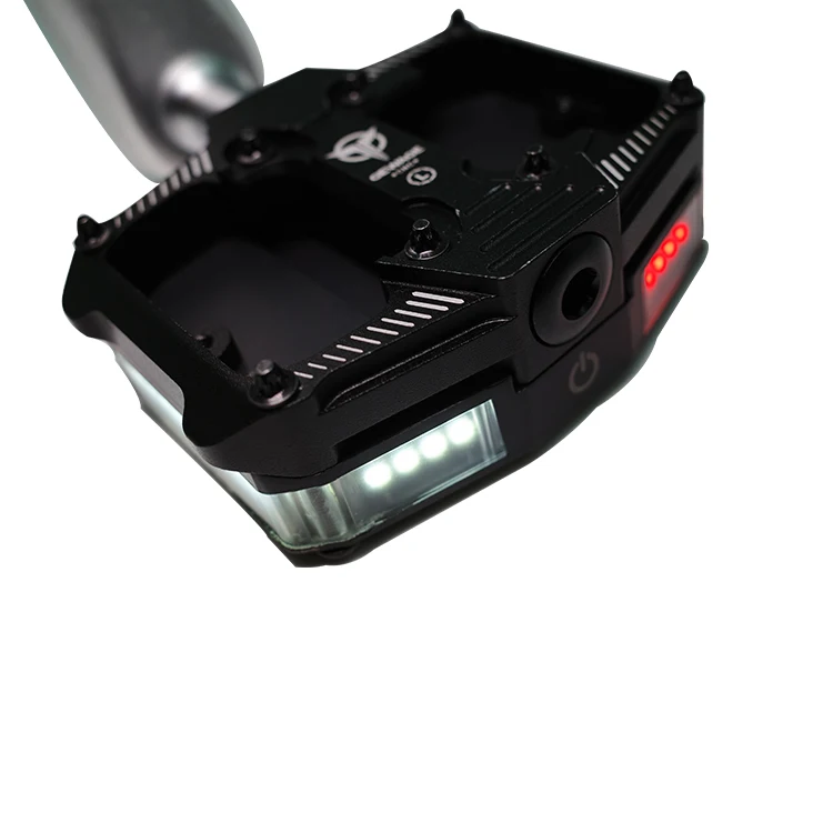 Hot sale Axle Sealed Bearing Security Pedal For Mountain Bicycle with led light safty warning light