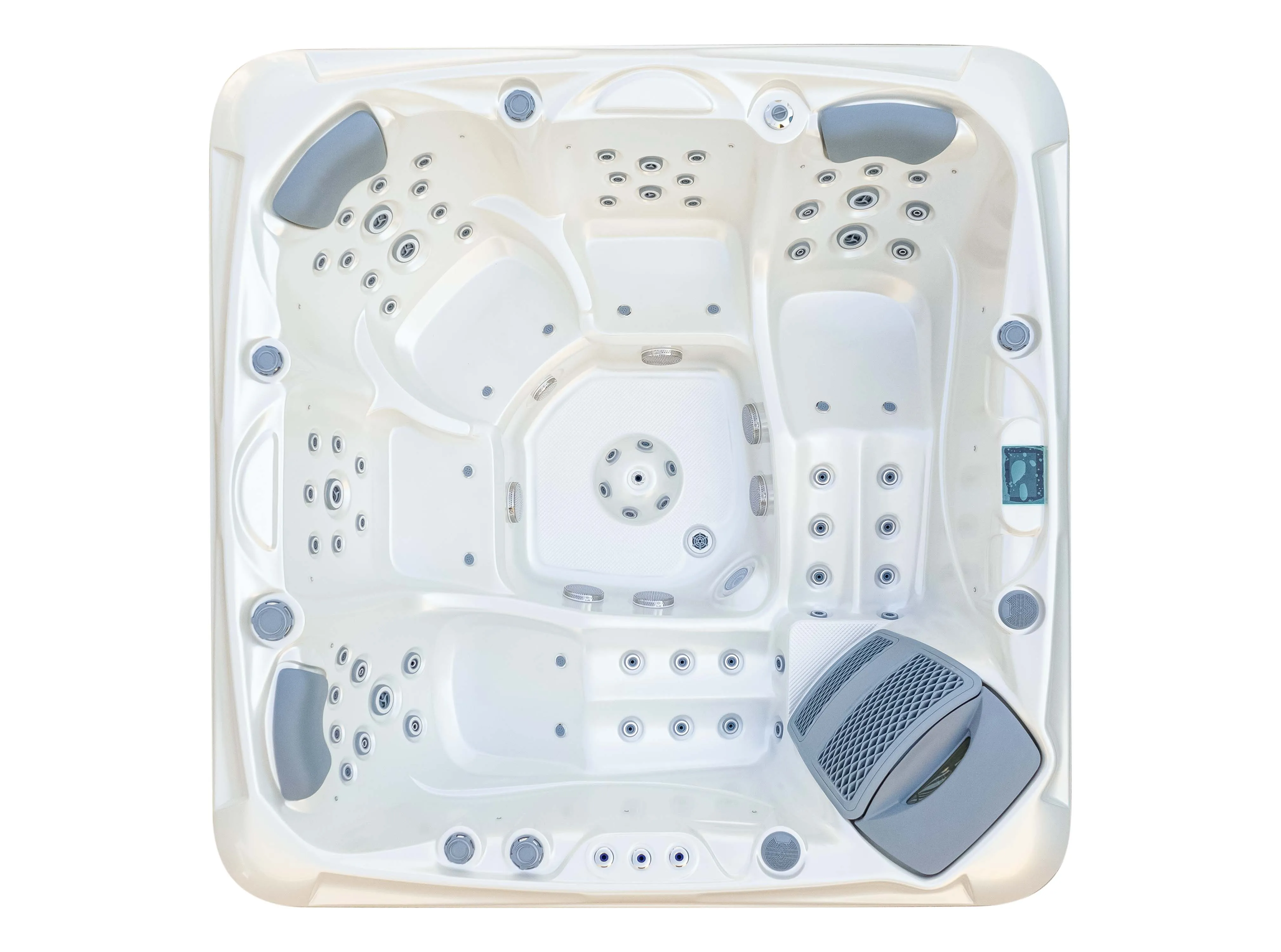 Sexy Massage bathtub 5 Persons freestanding Adult Acrylic hot tub with foot massage