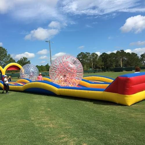 Inflatable Zorb Ball Ramp Game, Inflatable Zorbing ball Race Track