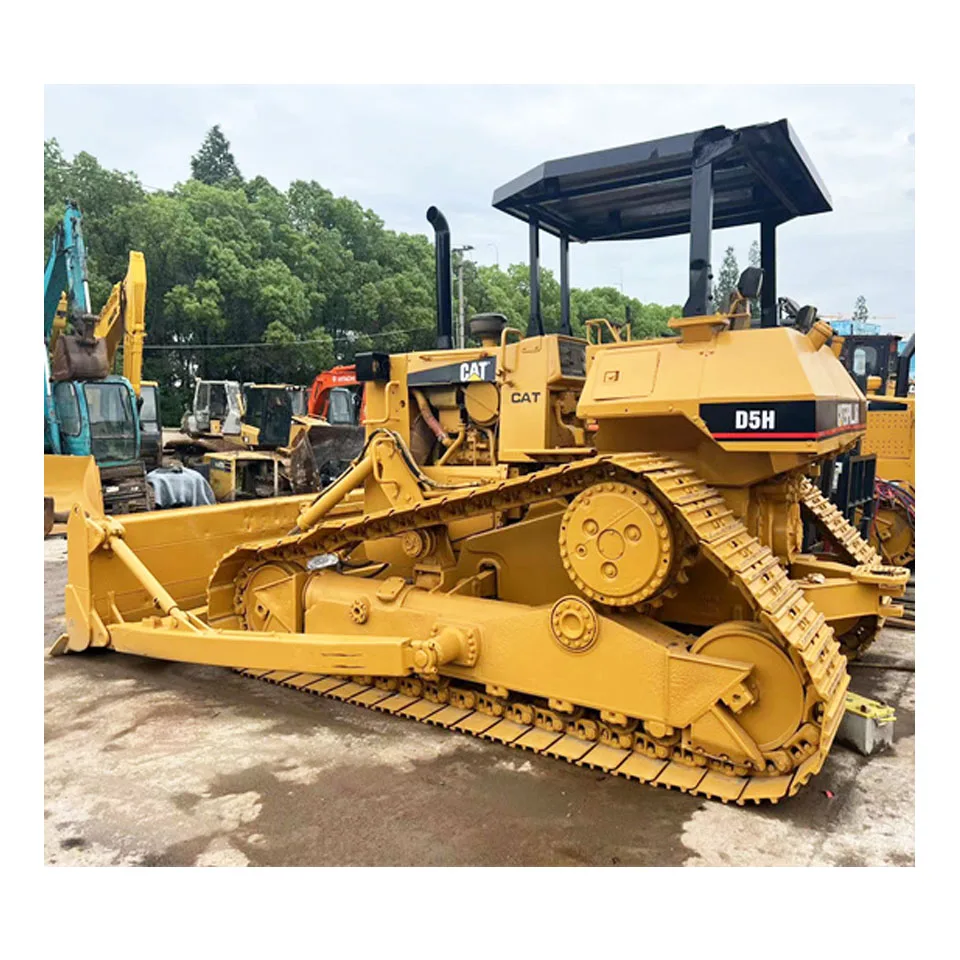 Nice performance and cheap Used Caterpillar D5H Bulldozer for sale rest assured purchase