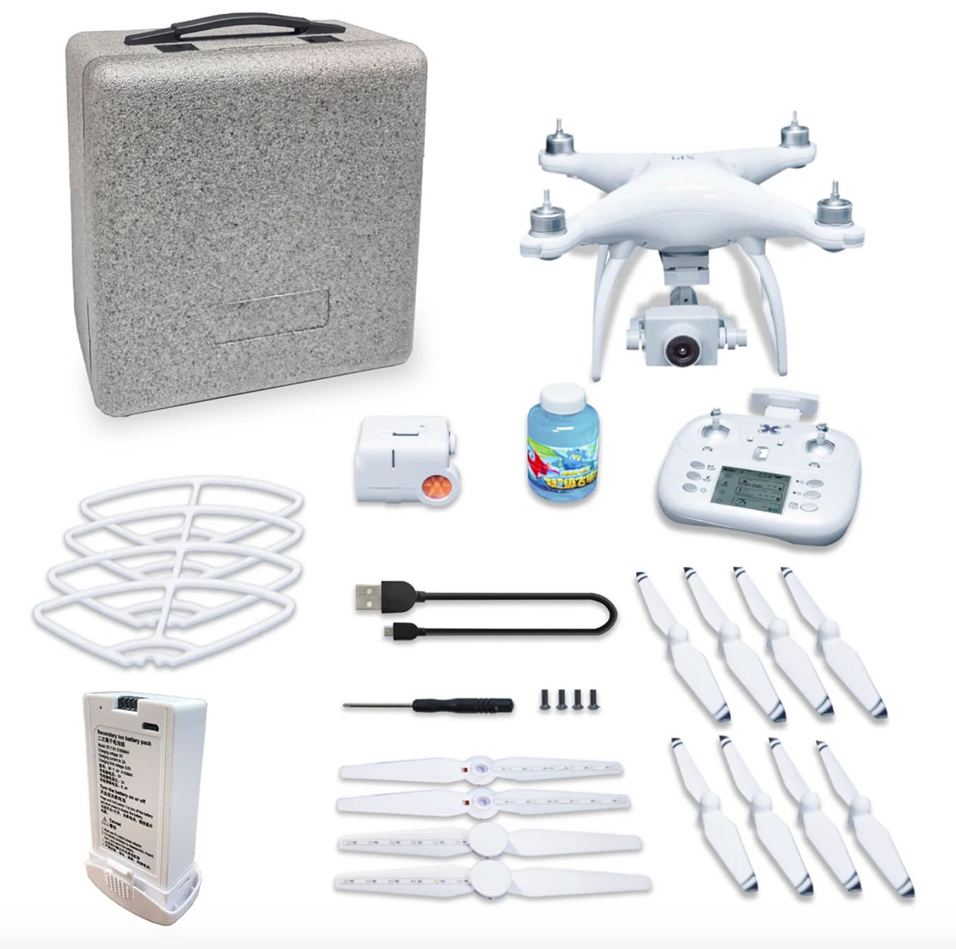 Drone XP1 Quadrotor Bubbles Drone Portable Kit 4K HD Aerial Photography RC Drone With Tracking Shooting Shooting