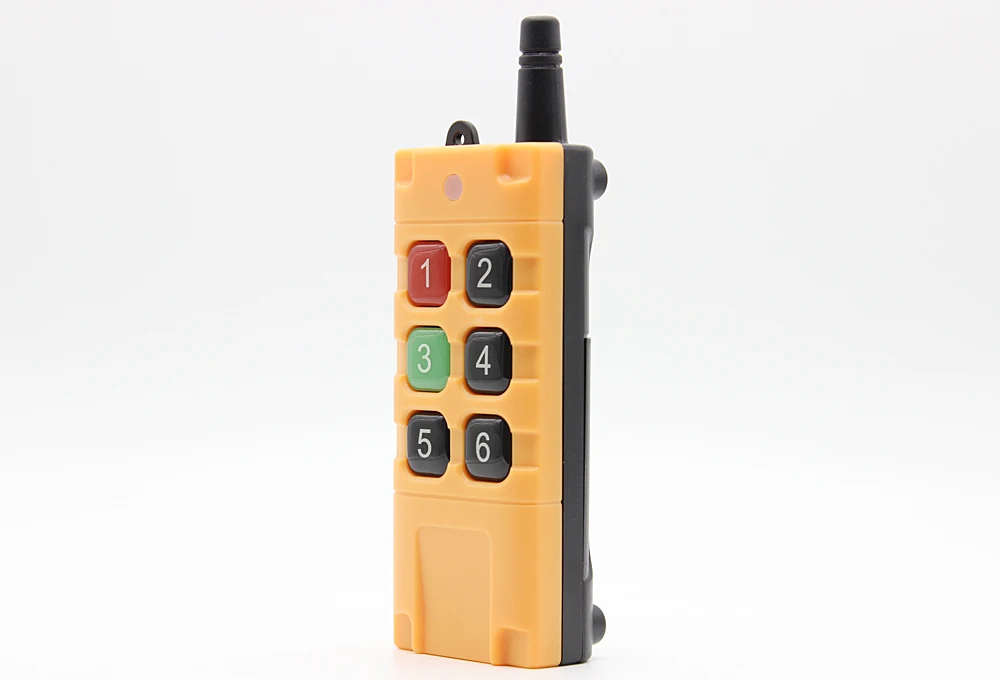 433mhz 315MHz RF 9V 6 keys Learning/ Fixed Code Vent Valve Drone  Grade Crane Vacuum Pump Industrial Wireless Remote  Control