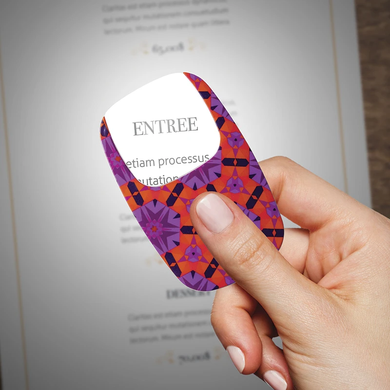 Pocket Magnifier 2.5 x magnification  with LED Light