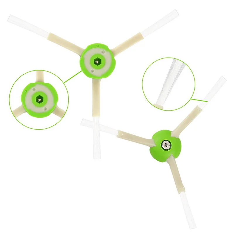 2PCS 3-Armed Side Brush Replacement For IRobots Roombas I&e Series J7 J7+ I7 I7+ E7 Robotic Vacuum Cleaner Accessories