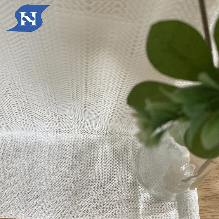 Natural Cheap Textile Window Voile Tulle Bedroom Print Polyester Voile Curtain Sheer Fabric