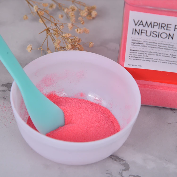 Wholesale hot selling SPA Peel Off Rose Beauty Face Masks Skincare Collagen Hydro Jelly Powder Facial Mask