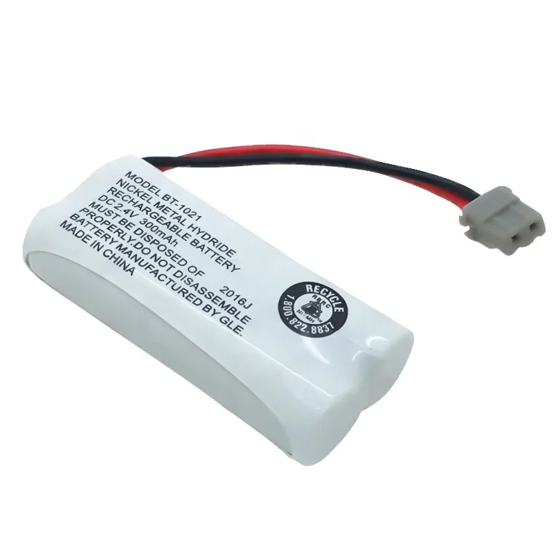 1.2v 300mah rechargeable aaa size batteries  2.4V ni mh battery pack for cordless phone