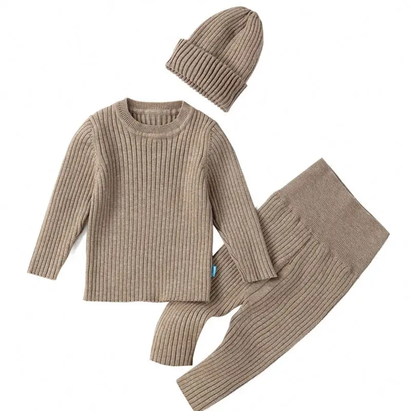 Brand new winter longsleeves baby sweater rompers pure cotton unisex baby knitted jumpsuit