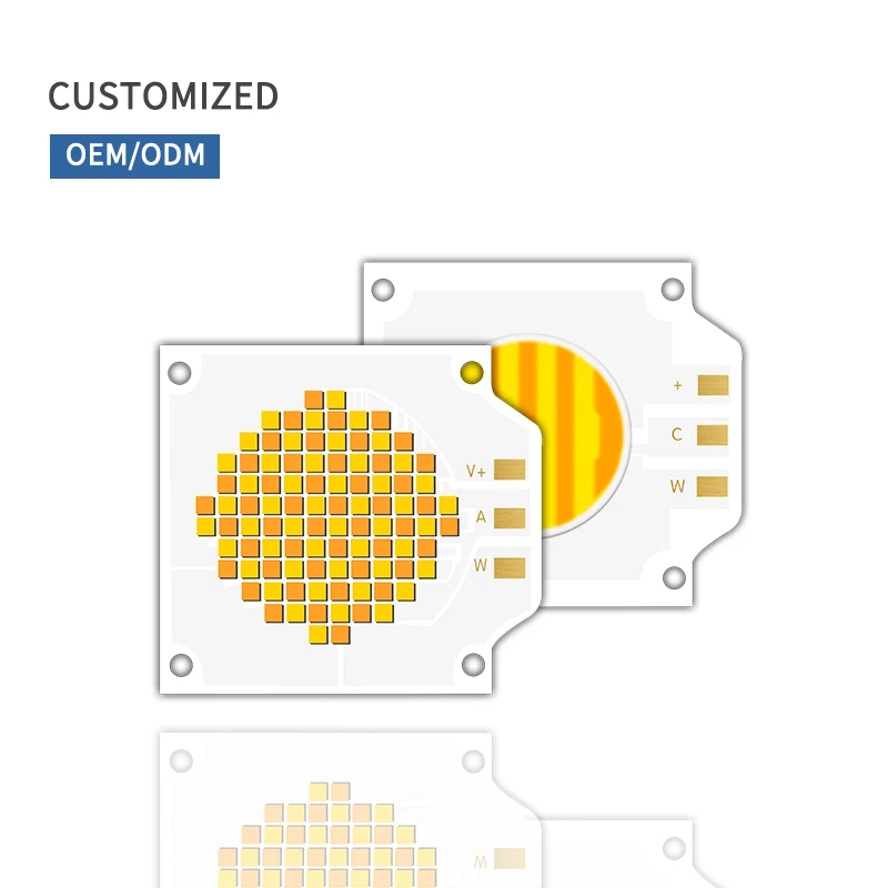 OEM ODM длина волны BI Color 72-76 В smd светодиодный чип теплый белый 3538 200 Вт SMD светодиодные чипы излучающие