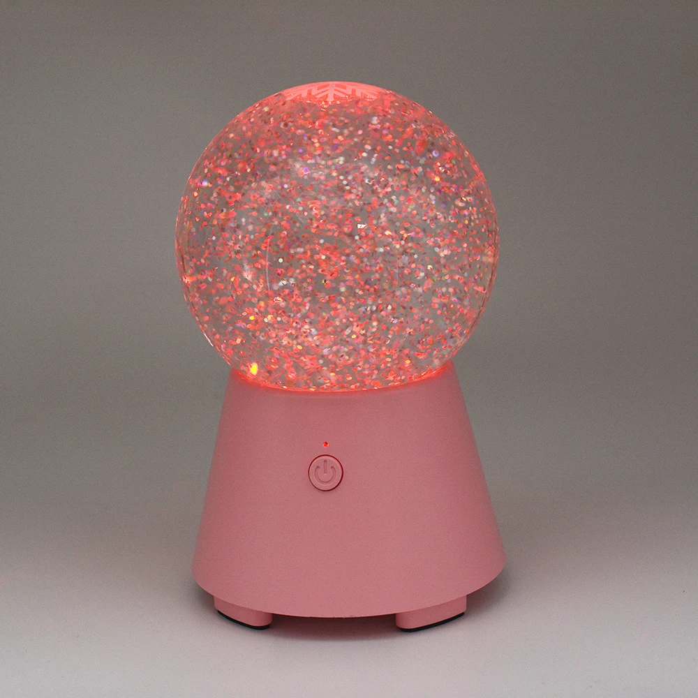 Рождественский подарок лунный свет волшебный шар потолочный bt soundbox светодиодный цветной беспроводной синий зуб водяной снежинка хрустальные колонки