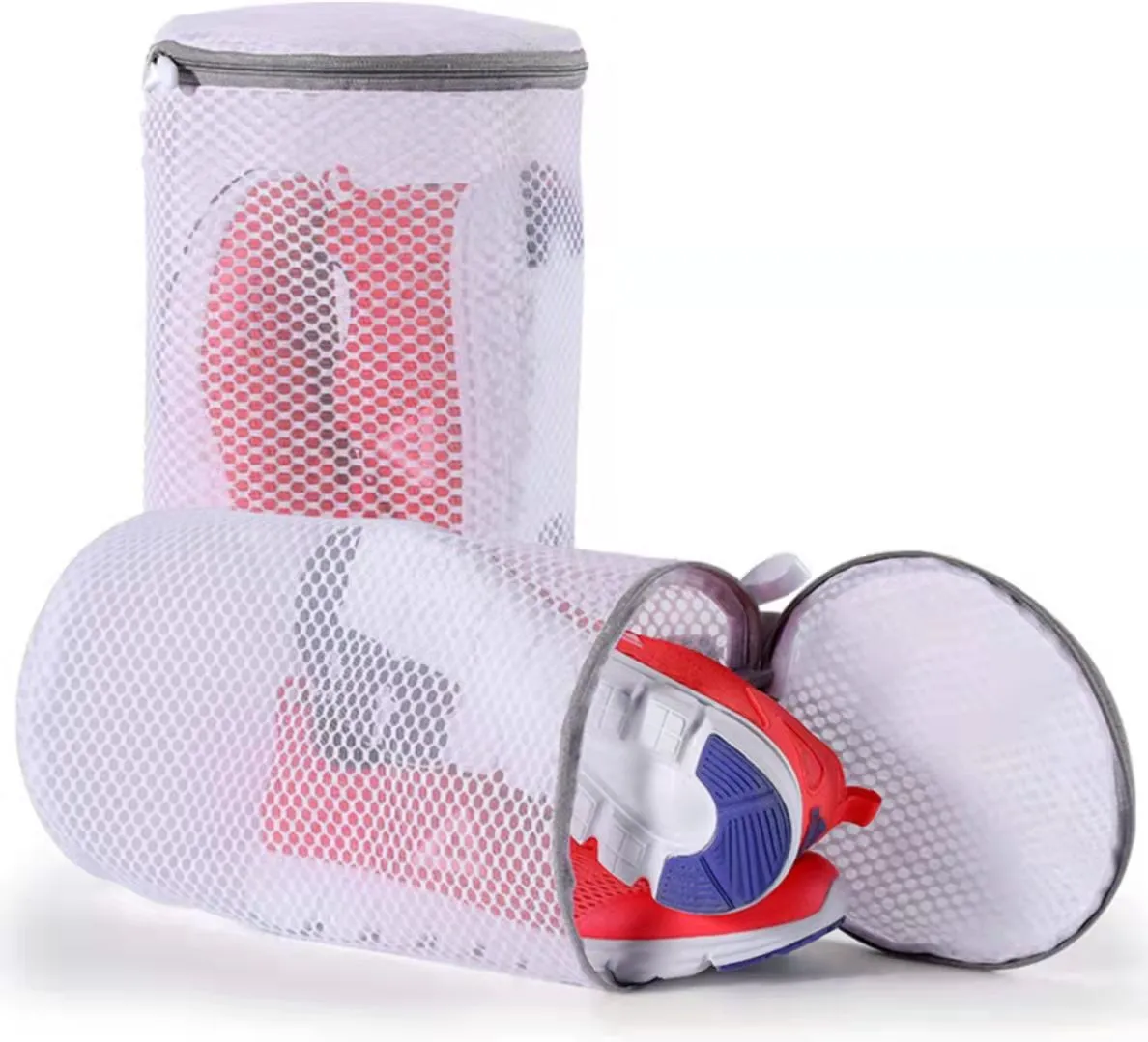 Sneaker Mesh Washing Cleaning Bag Net Fabric Durable and Reusable Wash Bag Travel Organization Bag Shoes Washing Shoes Laundry