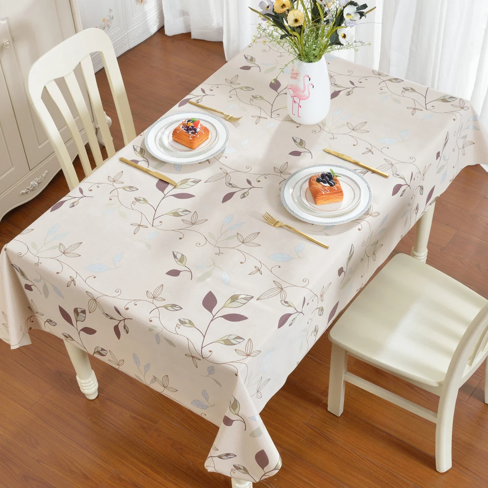 
hot sale for christmas PVC tablecloth plastic printed tablecloth in roll with fabric backing table cloths roll 