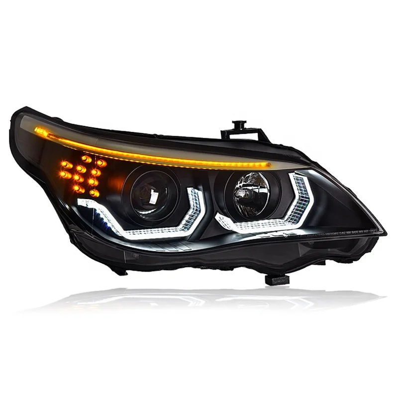 CXY-250 Headlights for BMW E60 2003 - 2007 2008 - 2010 LED Head Lamp Day Running Light DRL Turning 520i 523i 530i Headlights