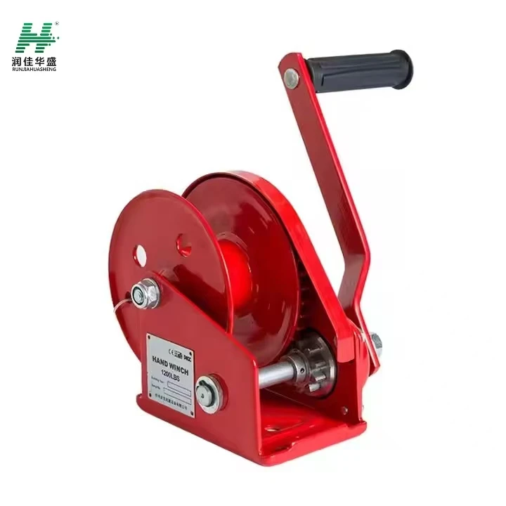 Factory Price 1200lbs 1800lbs 2600lbs Portable Winch Self Locking Manual Hand Winch