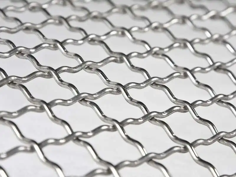 Building Material Stainless Galvanized Steel Crimped Mesh Mining Screen Wire Mesh