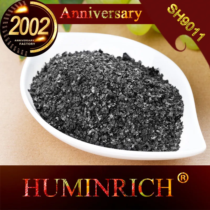 
HuminRich Login Shiny Flakes Sodium Humate Organic Fish Feed Additive 