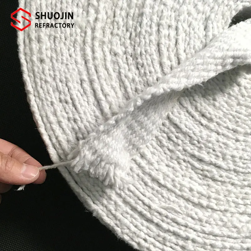1260C Ceramic Fiber Tape Supplier of Insulation Ceramic Fiber Textiles Ceramic Fiber Yarn