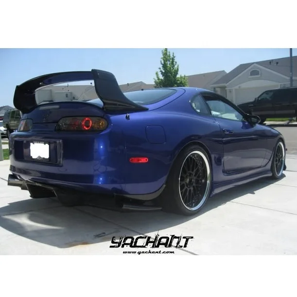 Carbon Fiber 1993 to 2002 Supra MK4 MKIV TD Style Trunk Spoiler Wing 3pcs For Supra MK4 MKIV Rear Spoiler Body Kit