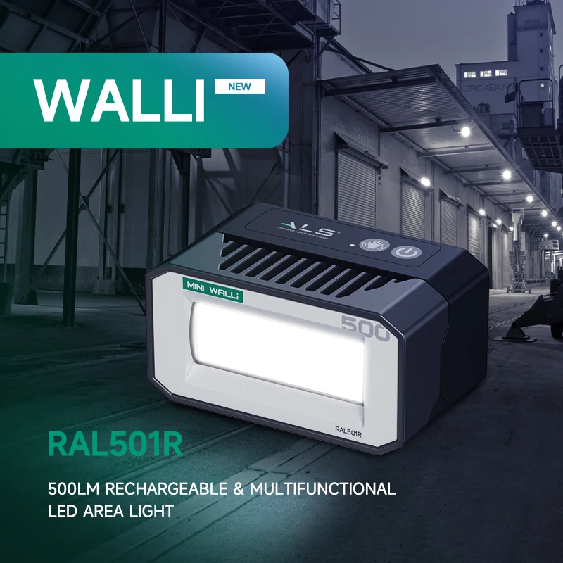 Сверхъяркие светодиодные фонари с датчиком человеческого тела ALS 500 люмен, алюминиевое магнитное рабочее освещение