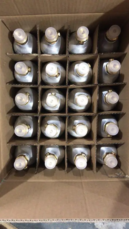 
Refillable Gas Bottle 0.6 L Co2 Tank sodamaker 360g Co2 gas Cylinder For Vending Machine Soda Water Maker 