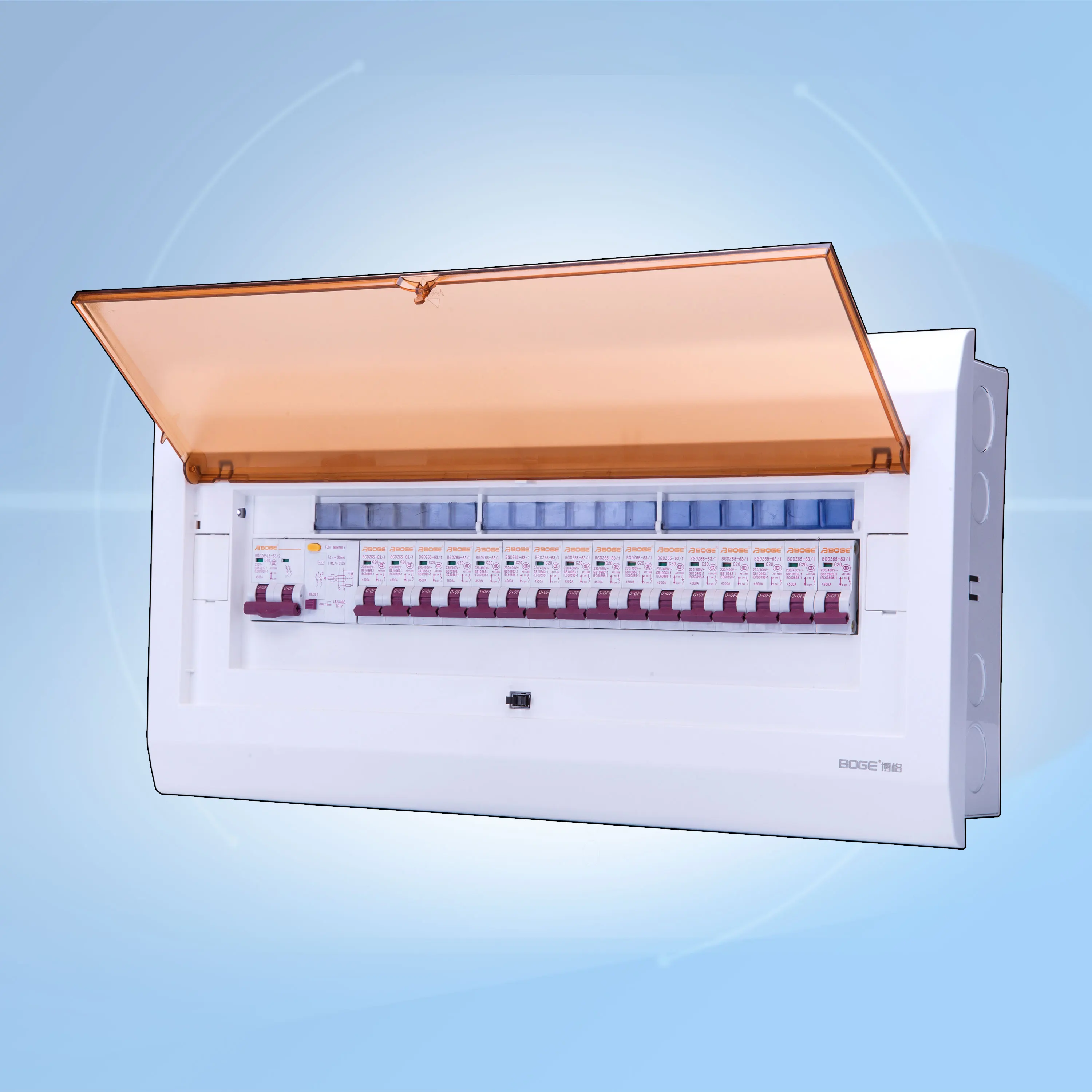 Custom 20 electrical power distribution box control box orange distribution box electrical