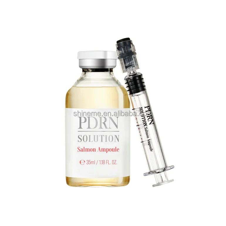 OEM ODM Effective Dna Serum Customize Caviar DNA Rejuvenation Ampoule PDRN Solution Salmon Ampoule 35ml Kit