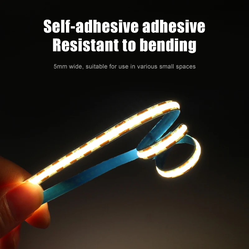 Low voltage LED light strip 2835 120 beads self-adhesive light strip wholesale wedding cabinets wardrobe lighting