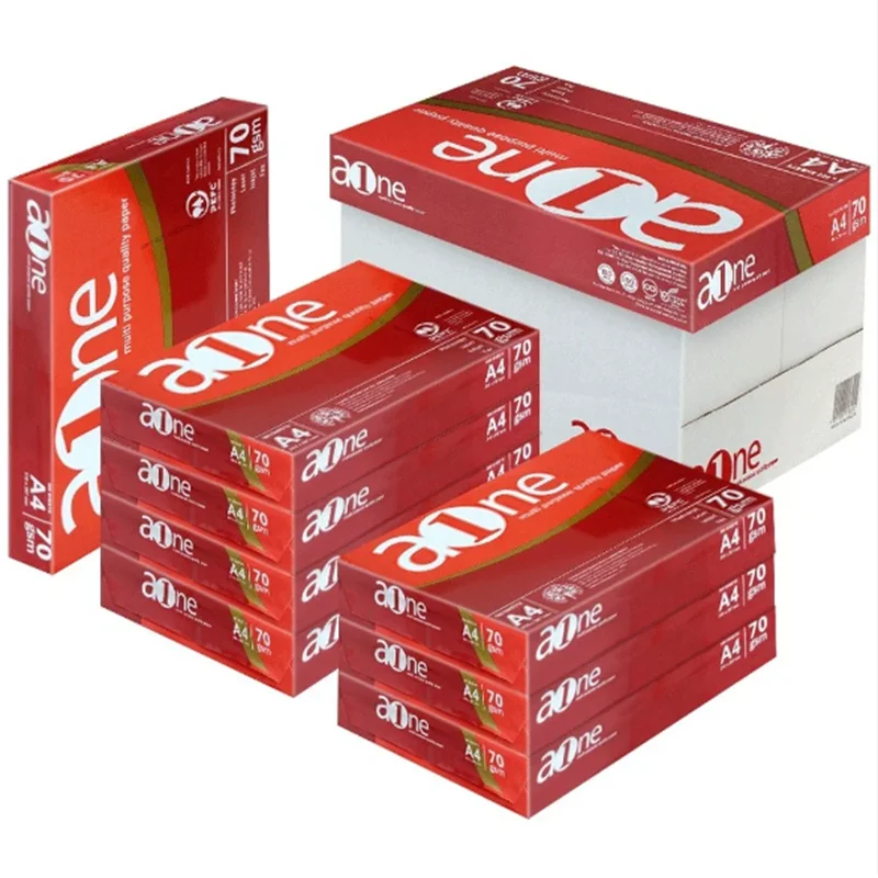 Samples Available A4 paper one 80 gsm 75gsm 70 gram Copy Papers with 500 sheets per ream Size A4 Weight 80G