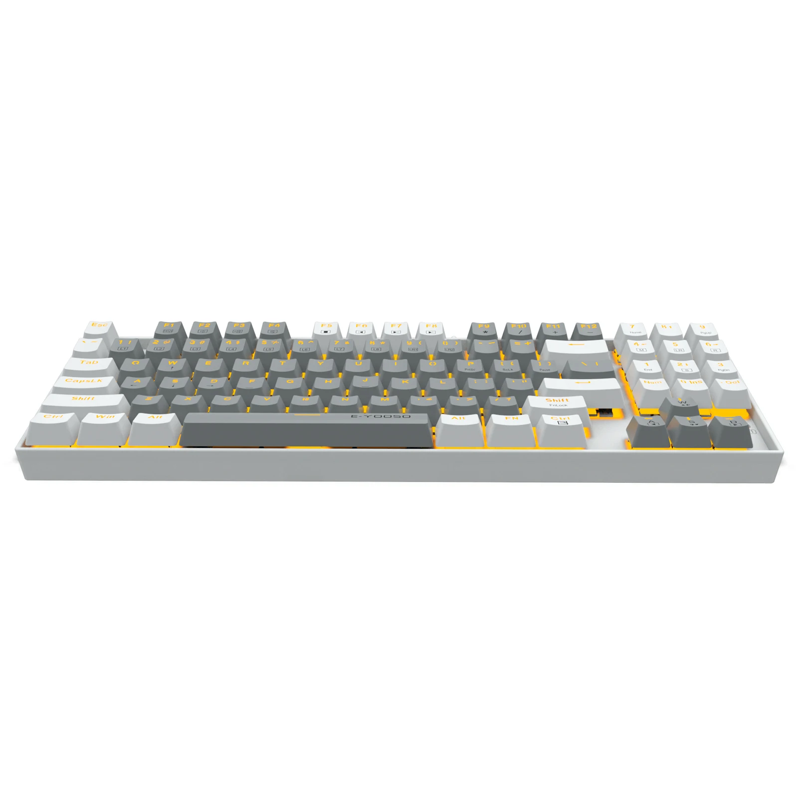 89 keys portable mechanical keyboard 85% Hot Swappable dynamic backlight   compact wired mechanical keyboard