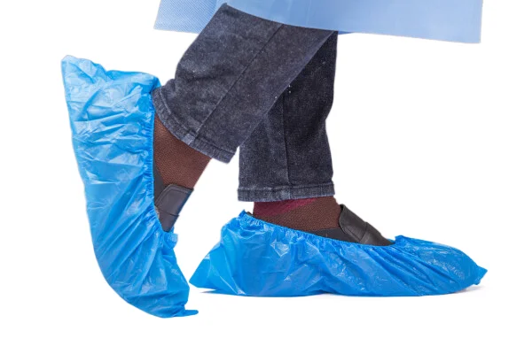 Chinese Manufacturer Medical Shoe Cover Use Non-Slip Shoe Cover Disposable Non-Woven Surgical PP CPE Shoe Cover