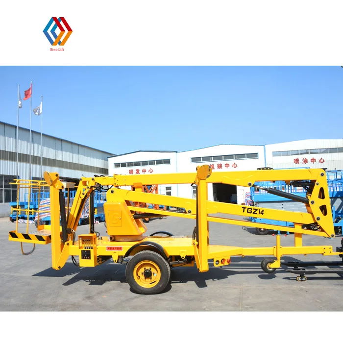 Шарнирный буксированный Прицепной подъемник для склада